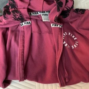 Zip up PINK sweater